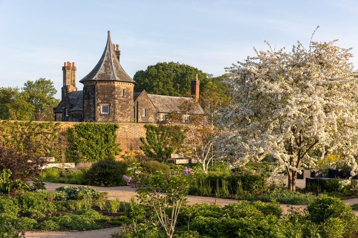The garden is also home to one of the largest Victorian walled gardens in the UK