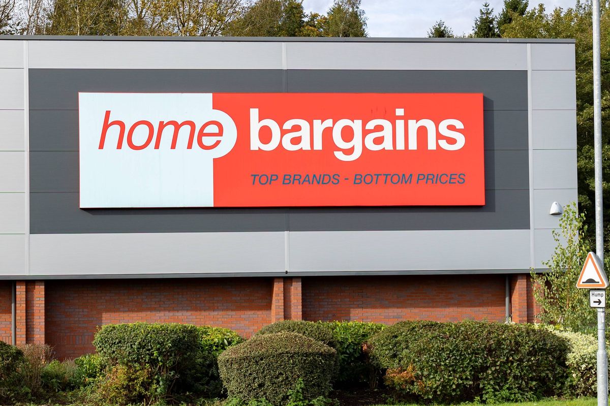 Front of a Home Bargains discount shop