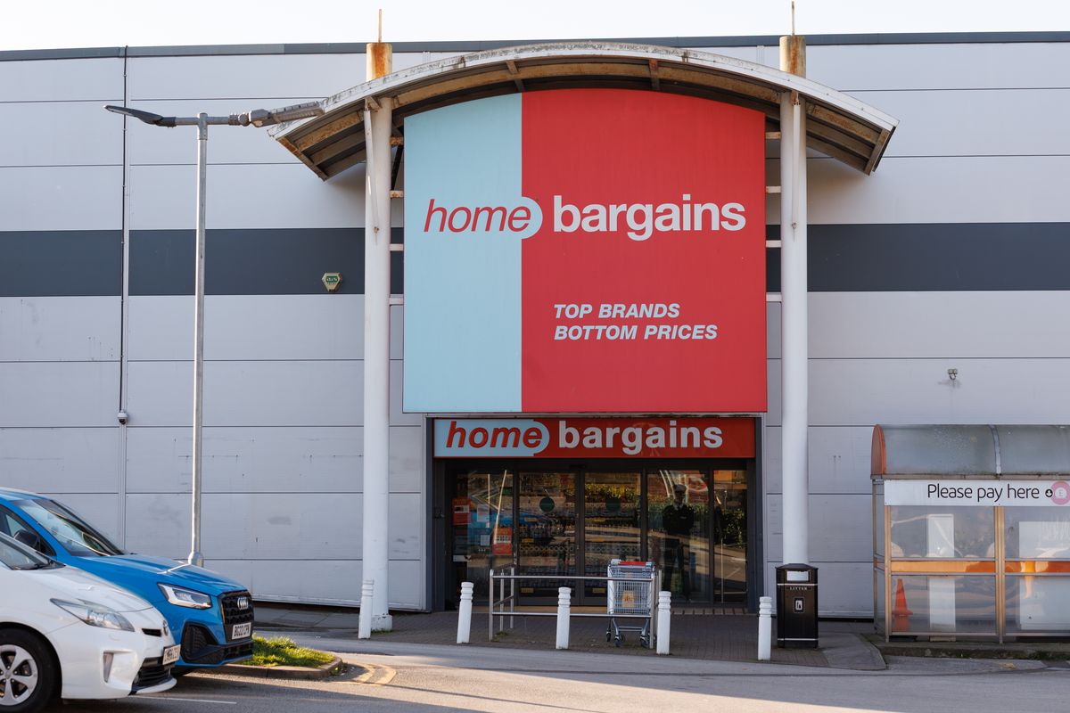 A branch of Home Bargains in Derby, England, on March 17, 2026. (Photo by Katy Blackwood/NurPhoto via Getty Images)