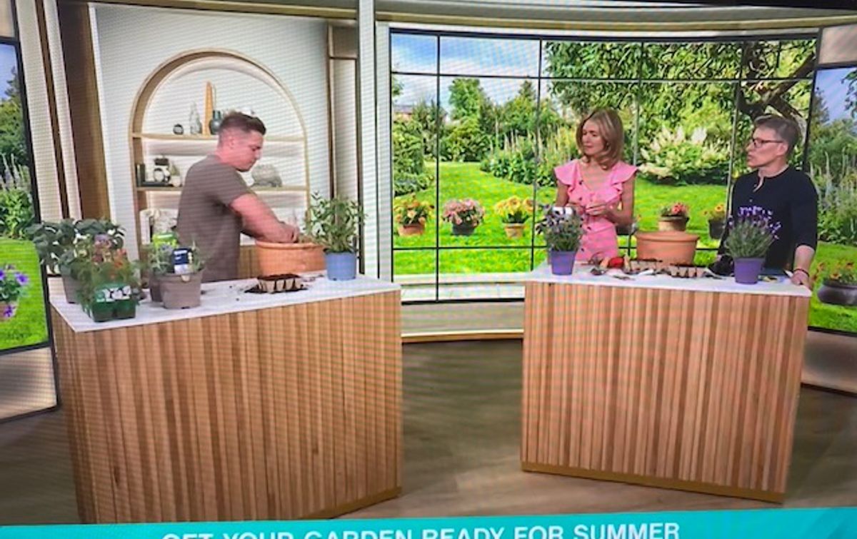 The Nuneaton firefighter starred in a section on ITV This Morning programme earlier today (April 13)