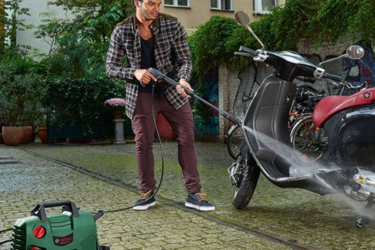 The cut-price Bosch jet washer has been called 'perfect' by shoppers