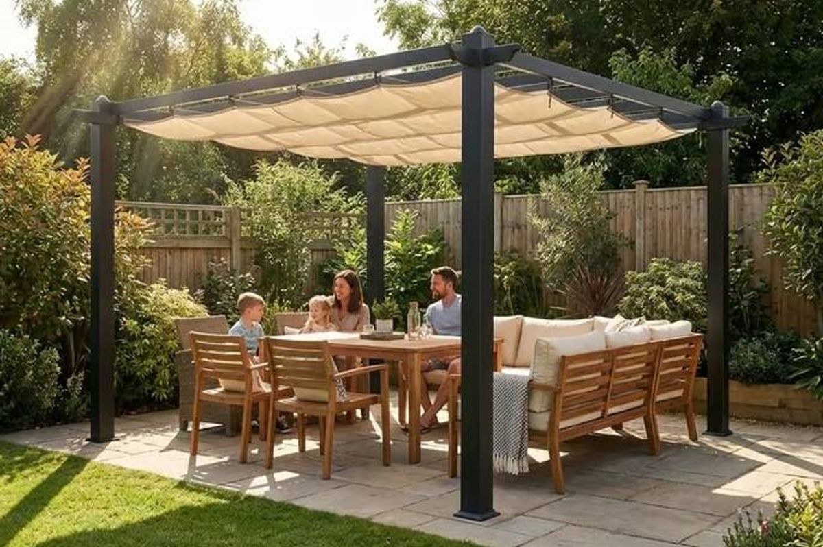 The stylish pergola