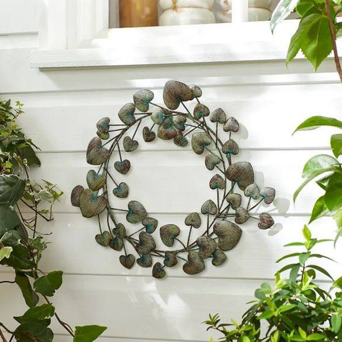 Dunelm's Metal Floral Garden Wreath