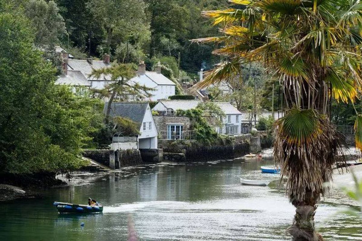 The village of Helford, nestled on the Helford river