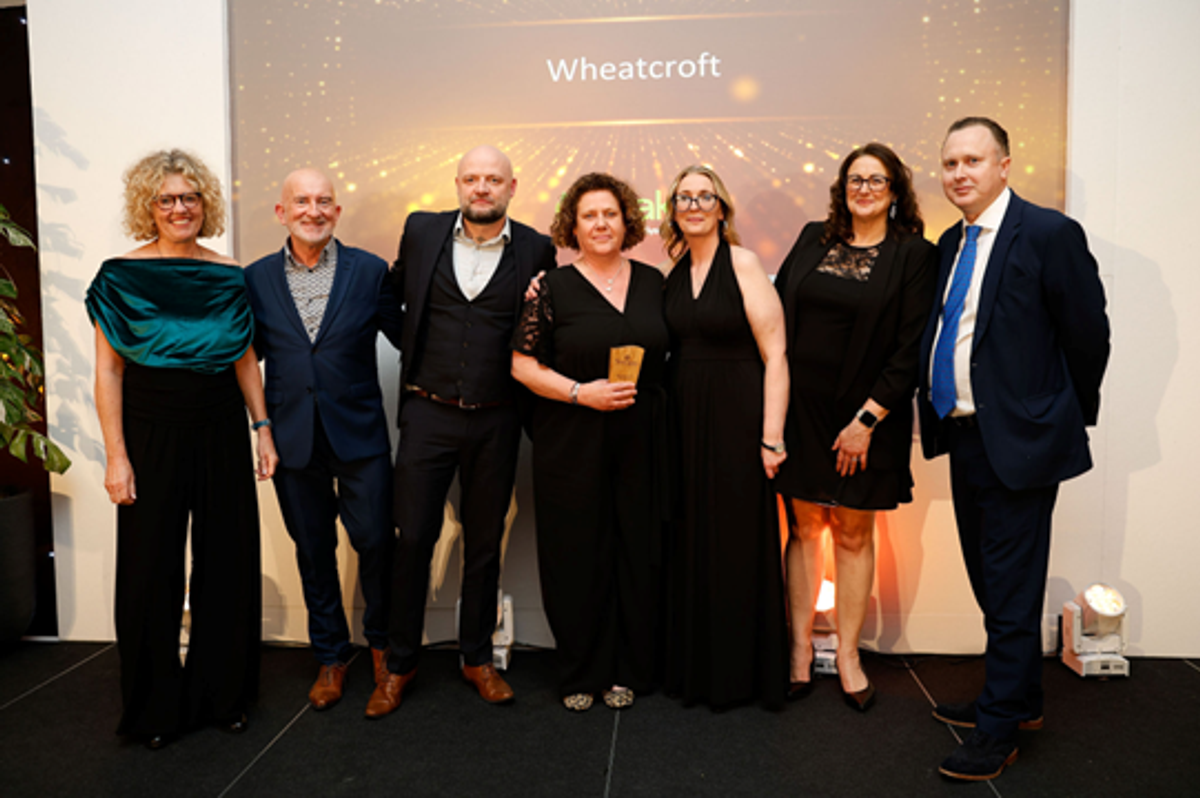 The Notcutts Wheatcroft restaurant team with Caroline Notcutt (far left) and Andrew Notcutt (far right) alongside sponsors Brakes