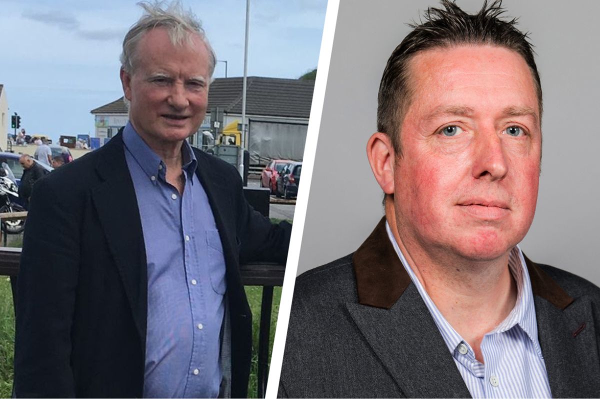 Councillor Philip Thomson, left, and Cllr Neil Bendelow