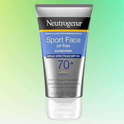 A sport sunscreen with SPF 70+