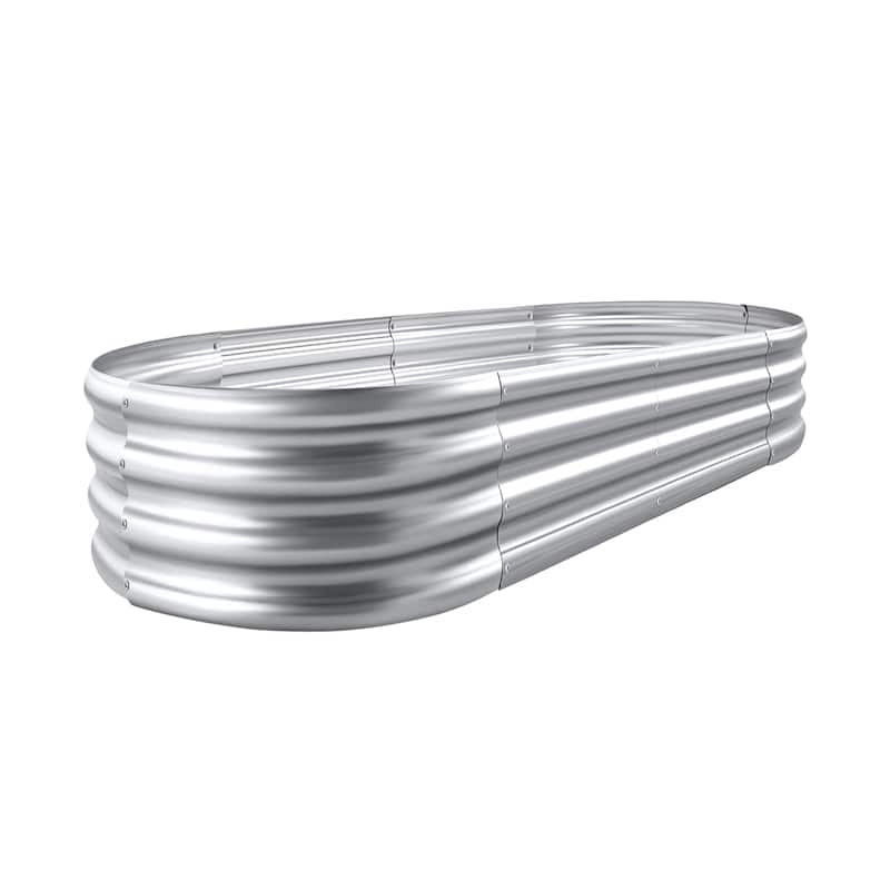 Land Guard Galvanized Raised Garden Bed Kit