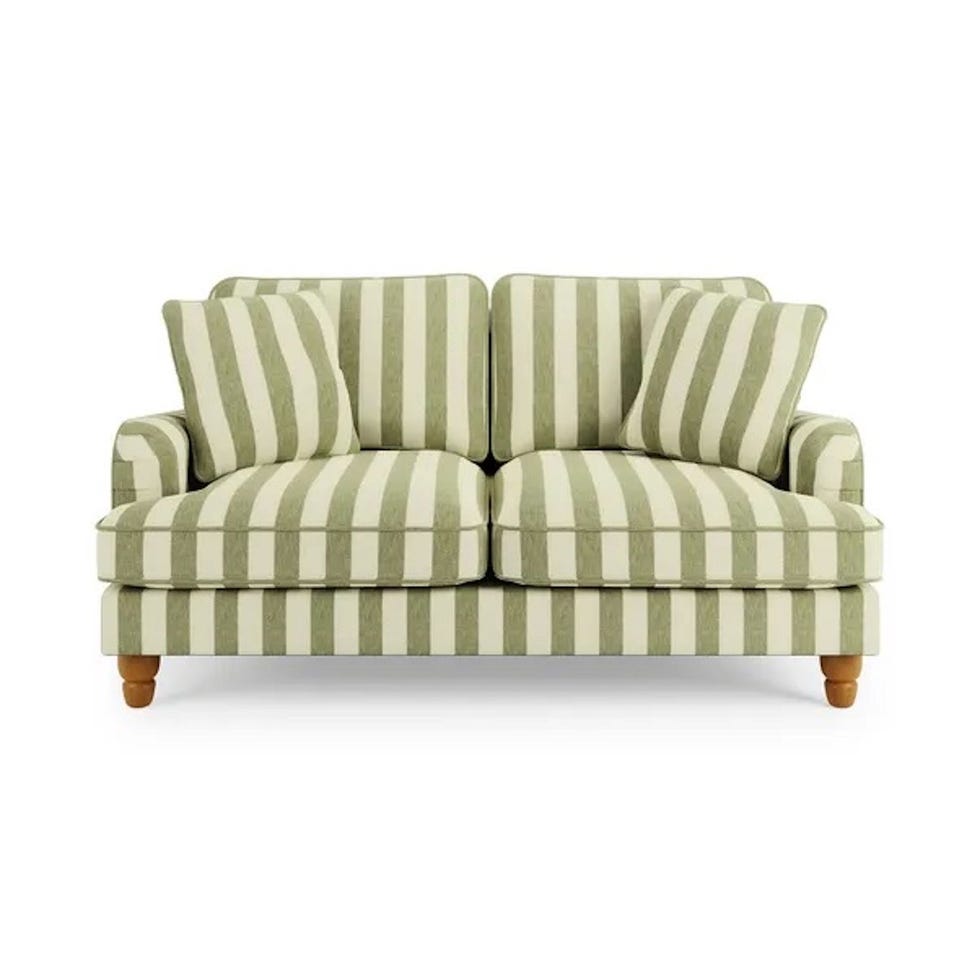 Beatrice Woven Stripe 2 Seater Sofa