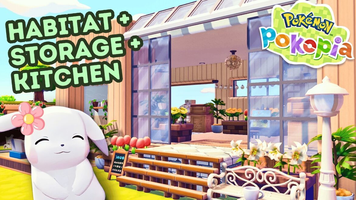 Pokopia Greenhouse & Cafè 🌱 FUNCTIONAL Pokémon Habitat & Storage Build! Pokopia Greenhouse & Cafè 🌱 FUNCTIONAL Pokémon Habitat & Storage Build!