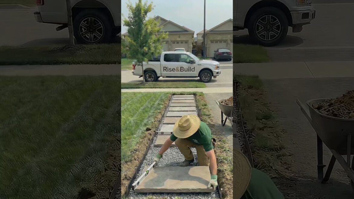 Insane Driveway Transformation From Mud to Luxury Walkway Insane Driveway Transformation From Mud to Luxury Walkway
