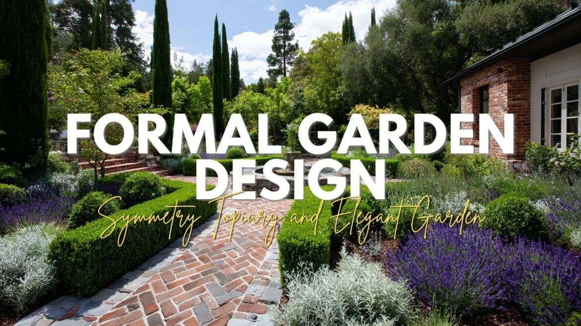 Formal Garden Design Ideas Classic Symmetry Topiary and Elegant Garden Paths