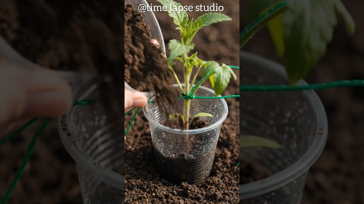 Grow Tomato Plant Without Seeds 🌱 Easy Air Layering Trick #gardening p#timelapse #youtubeshorts Grow Tomato Plant Without Seeds 🌱 Easy Air Layering Trick #gardening p#timelapse #youtubeshorts
