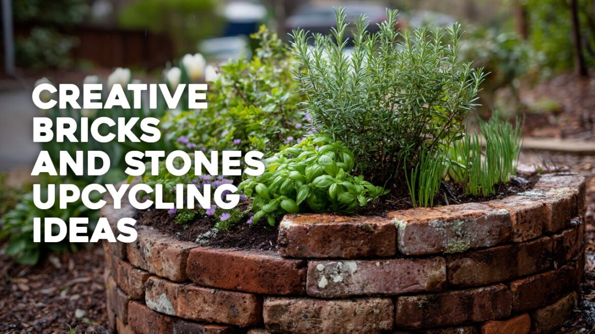 π§± DIY Garden Decor From Reclaimed Bricks & River Stones: Budget Backyard Makeover π§± DIY Garden Decor From Reclaimed Bricks & River Stones: Budget Backyard Makeover