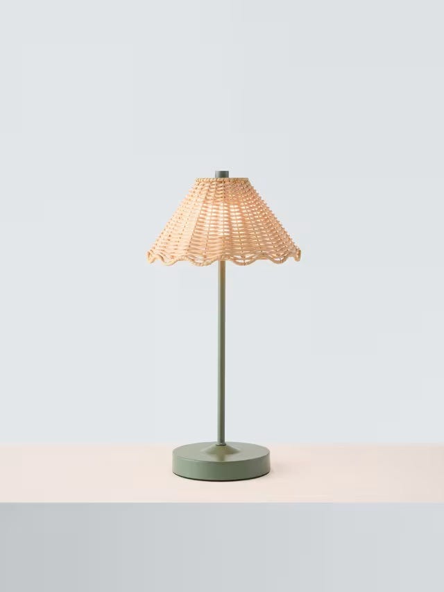Nellie Rechargeable Portable Rattan Lamp Nellie Rechargeable Portable Rattan Lamp
