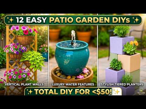 12 Small Patio Garden Ideas That Look EXPENSIVE but Are SO EASY to DIY 12 Small Patio Garden Ideas That Look EXPENSIVE but Are SO EASY to DIY