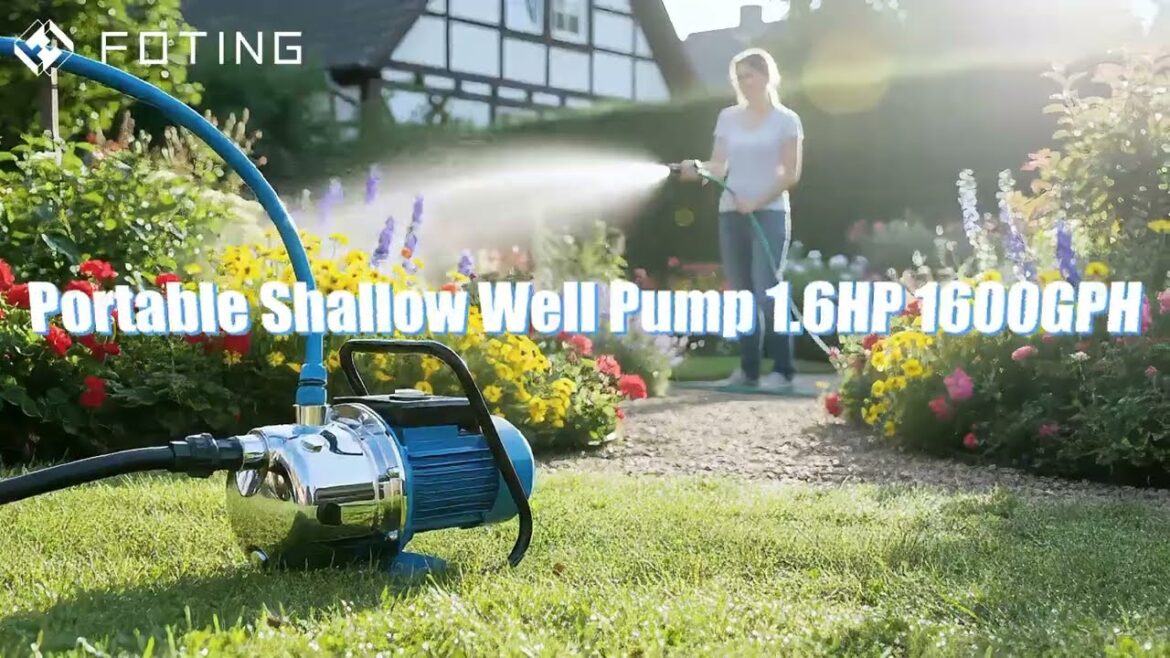 FOTING 1.6HP Shallow Well Pump — One Pump, 1000 Uses. Garden, Farm, Lawn 🏡 FOTING 1.6HP Shallow Well Pump — One Pump, 1000 Uses. Garden, Farm, Lawn 🏡
