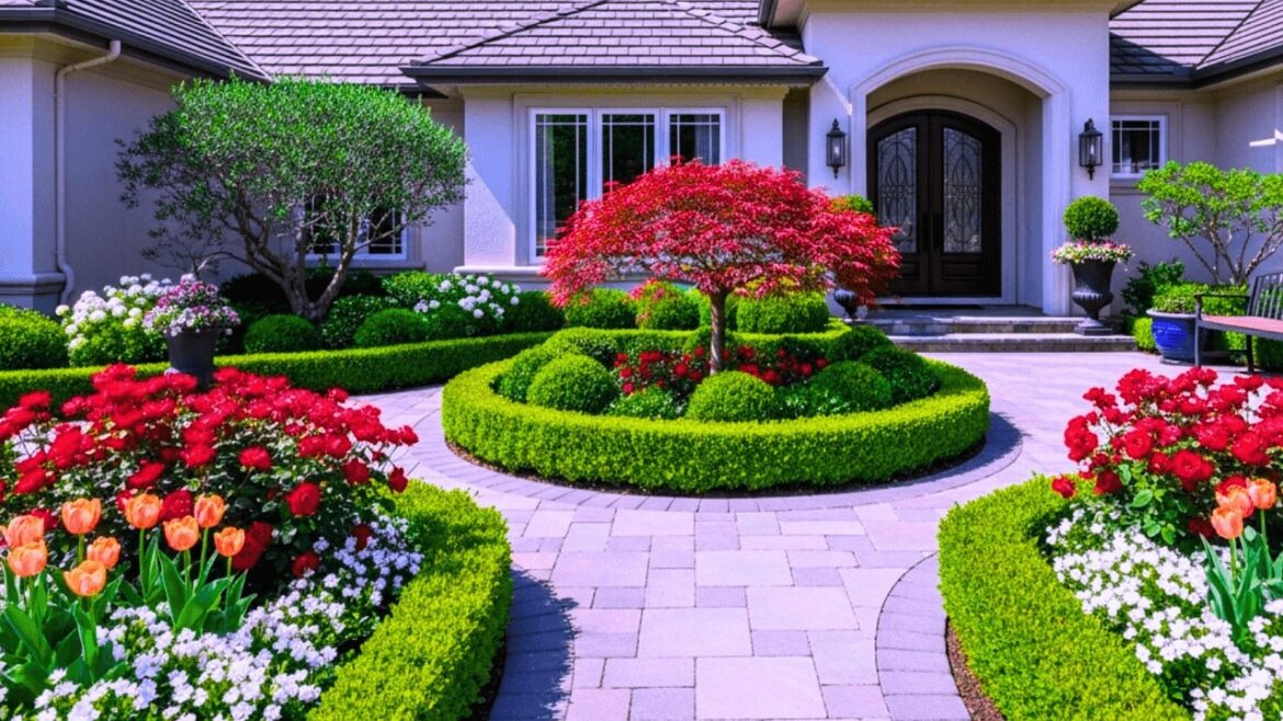 Elegant Front Yard Landscaping | Romantic Entryway That Elevates Curb Appeal Elegant Front Yard Landscaping | Romantic Entryway That Elevates Curb Appeal