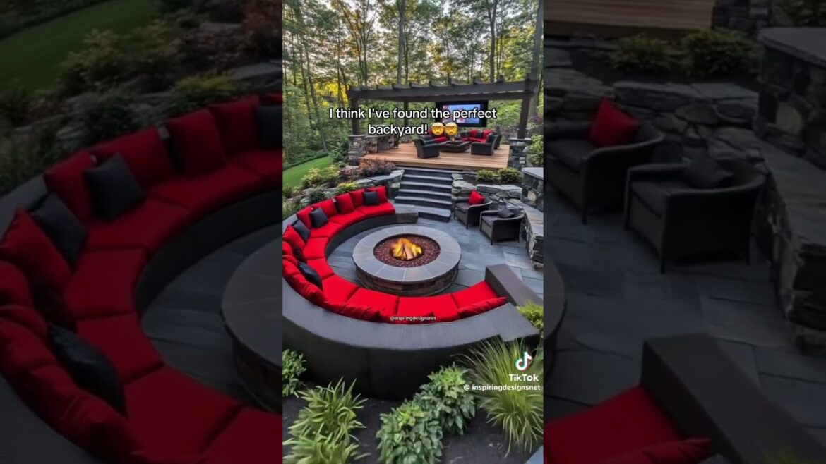 | A Great Sitting in Backyard for Leisure  | Interior & Exterior Landscape Designs |