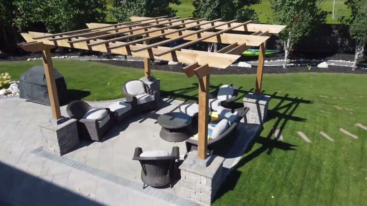 Winnipeg Landscaping Project | Backyard Landscape Makeover | Pergola, Patio, Sod, Garden Walls & Mor Winnipeg Landscaping Project | Backyard Landscape Makeover | Pergola, Patio, Sod, Garden Walls & Mor