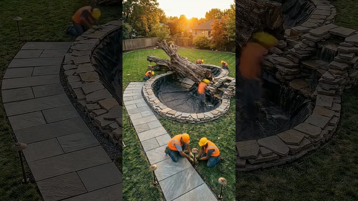 We Turned a Fallen Tree into a Dream Backyard! 🌳