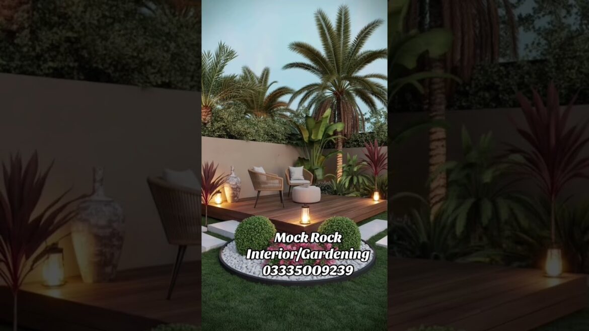 Beautiful Backyard Landscaping Design | Garden Ideas | Mock Rock Gardening Karachi Beautiful Backyard Landscaping Design | Garden Ideas | Mock Rock Gardening Karachi
