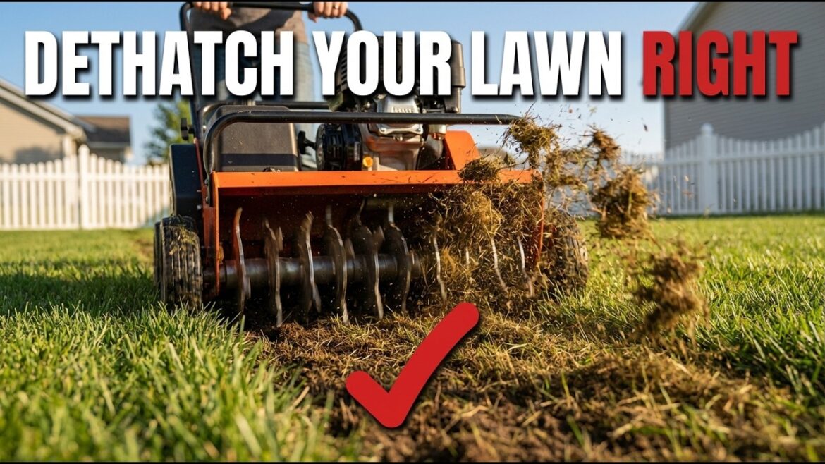 10 Must Know Tips Before DETHATCHING Lawn! Watch Before it's too Late!