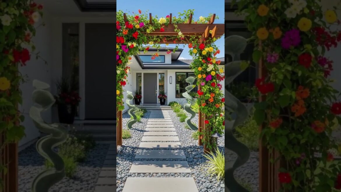 Tiny Front Yard, Luxury Look! Elegant Garden Gates That Instantly Upgrade Your Home ✨