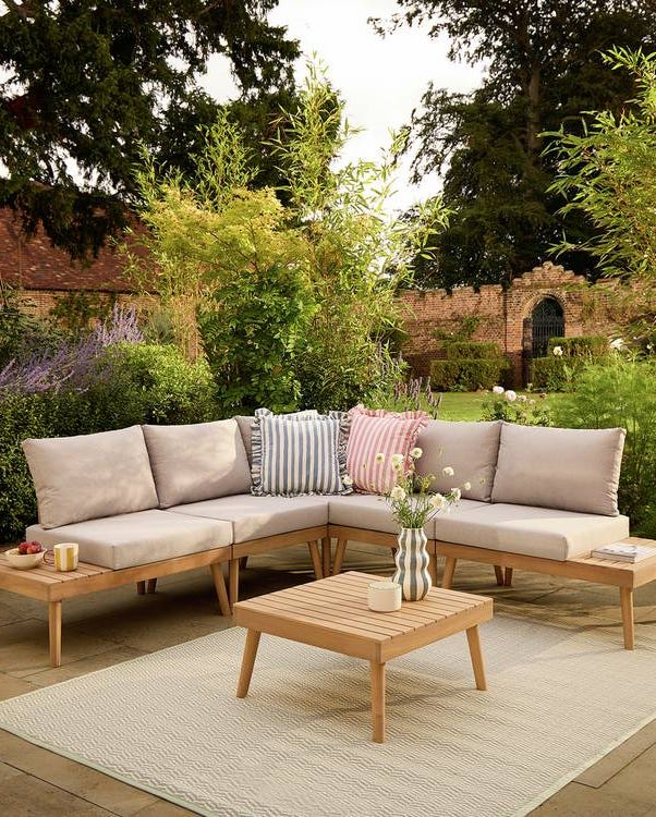 Habitat Wooden Garden Sofa Set Habitat Wooden Garden Sofa Set