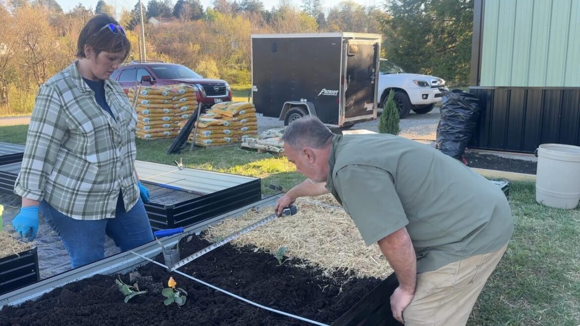 DIY Trellis Build For Raised Beds has Started on The Appalachian Homestead