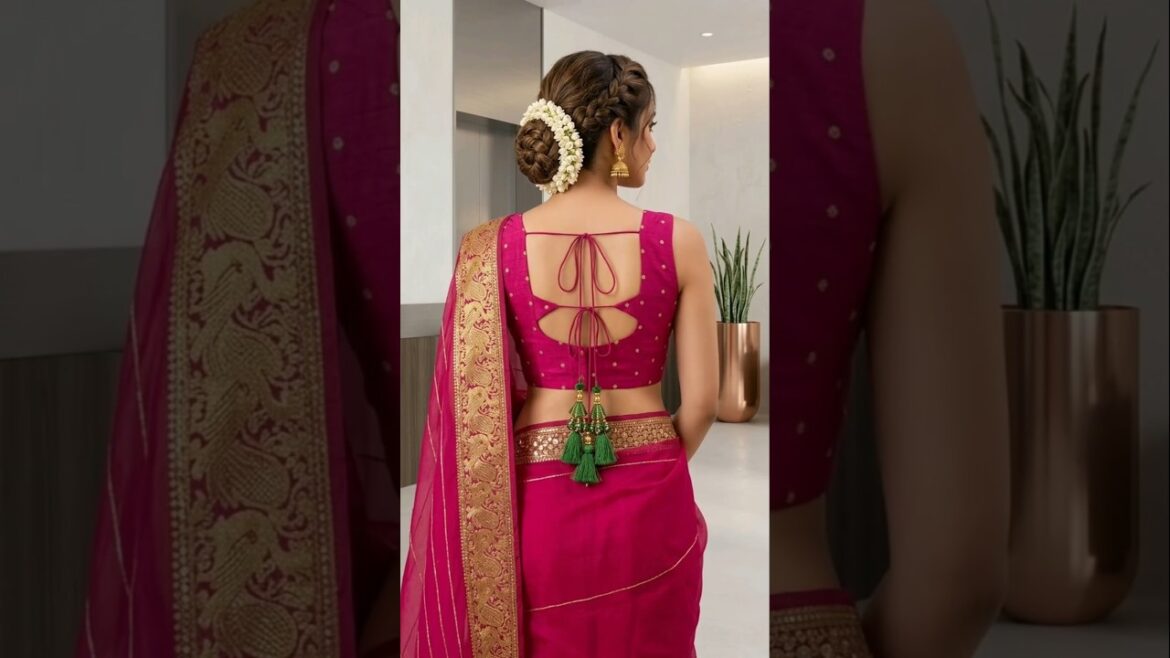 Blouse neck design latest new model stylish blouse back neck design 🎉🎊 Beautiful blaujdezain #short
