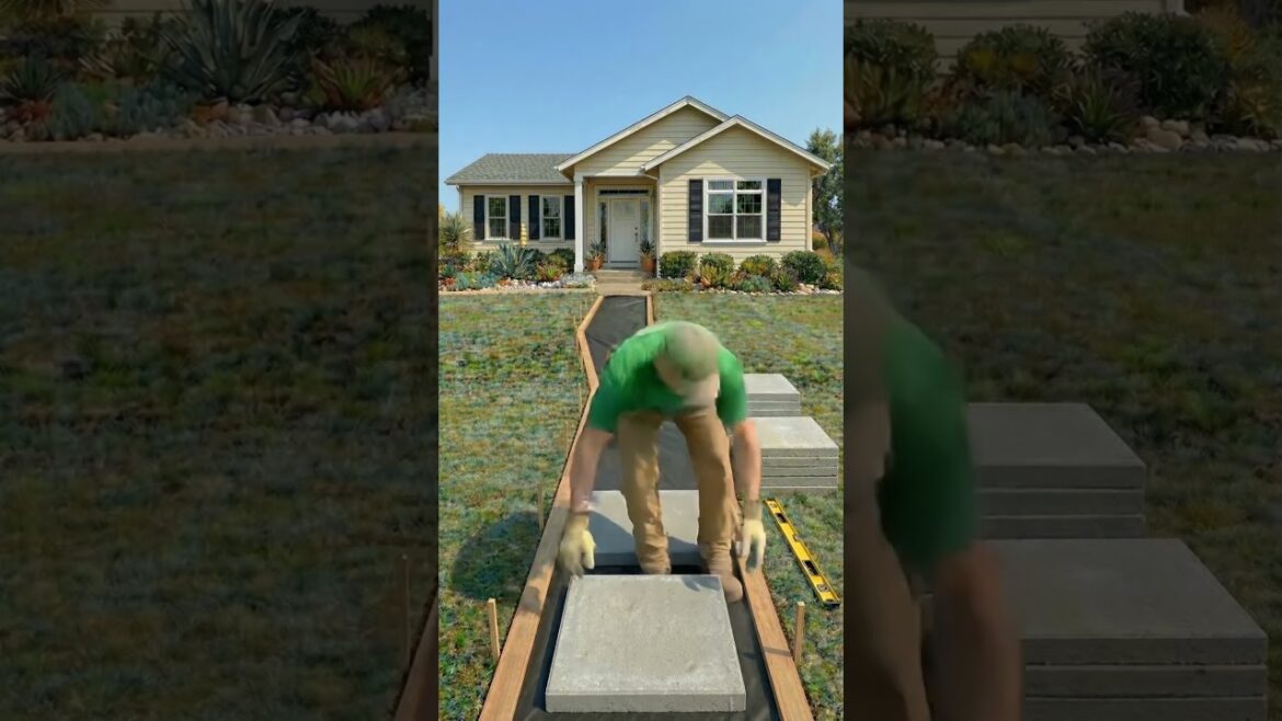 Turning a Dirt Path Into a Stunning Flower Walkway Turning a Dirt Path Into a Stunning Flower Walkway