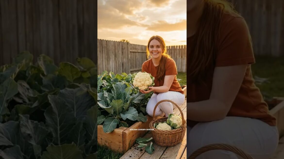 The simplest way to grow cauliflower from scratch #gardening #tips #homegarden The simplest way to grow cauliflower from scratch #gardening #tips #homegarden