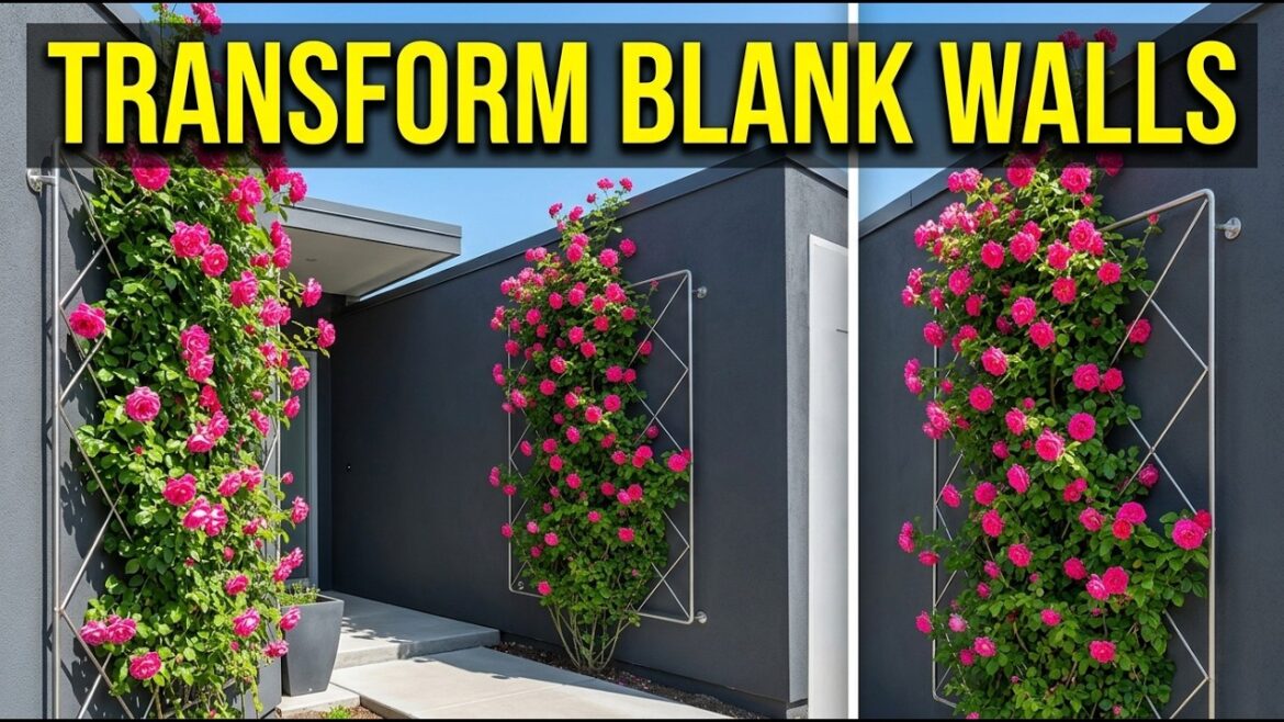 Vertical Landscaping Ideas: Wire Trellises & Climbing Vines