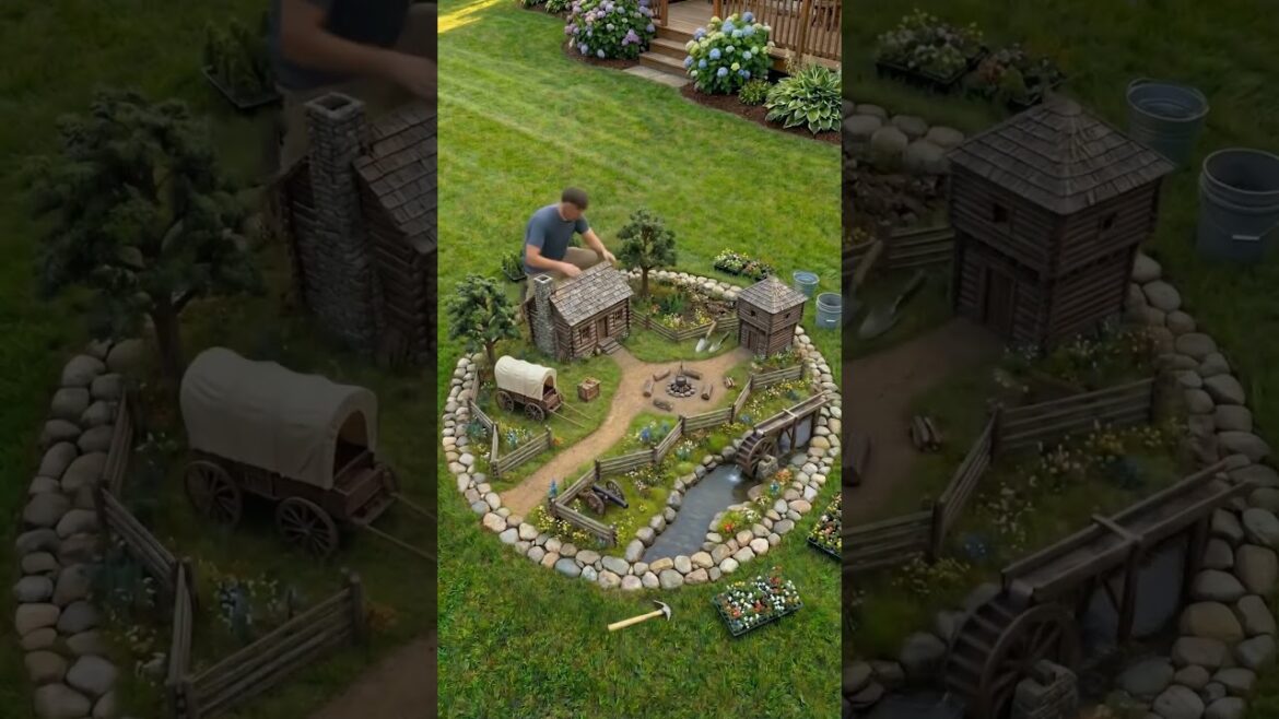 From empty grass to a tiny colonial world😮