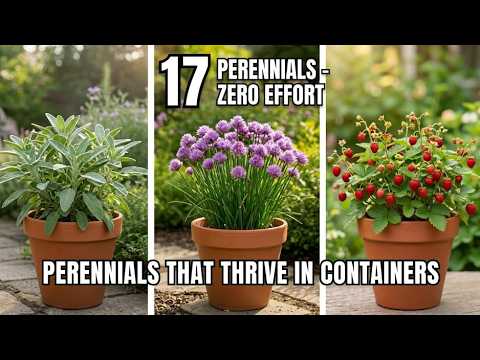 17 Perennials That THRIVE in Containers With ZERO Effort-🌿 Lazy Gardener’s Dream 17 Perennials That THRIVE in Containers With ZERO Effort-🌿 Lazy Gardener's Dream