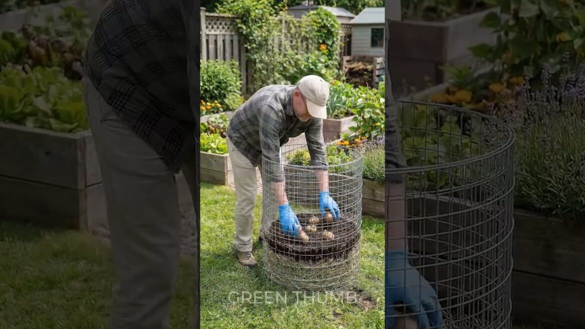 DIY Vertical Potato Towers: Growing a Massive Harvest in Tiny Spaces 🥔🌱 DIY Vertical Potato Towers: Growing a Massive Harvest in Tiny Spaces 🥔🌱