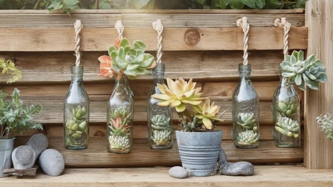 Budget-Friendly Rustic Farmhouse Backyard Garden Decor with Upcycled Materials Budget-Friendly Rustic Farmhouse Backyard Garden Decor with Upcycled Materials