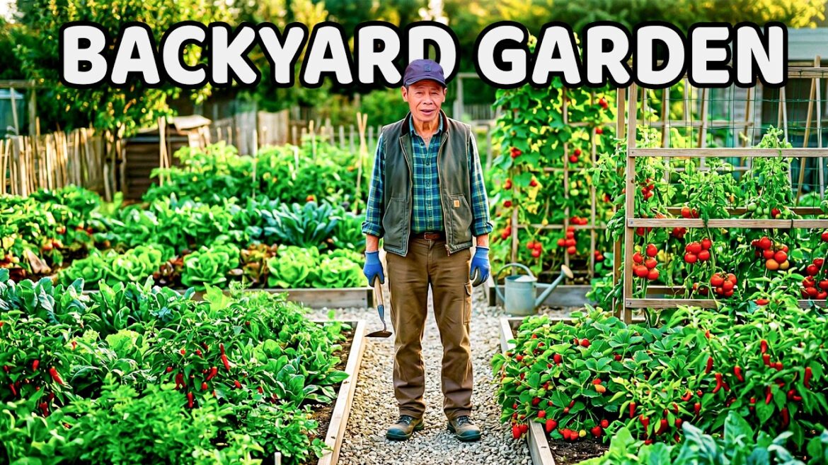 Most Satisfying Backyard Garden Layout 🌿 Simple, Clean & Organized Most Satisfying Backyard Garden Layout 🌿 Simple, Clean & Organized
