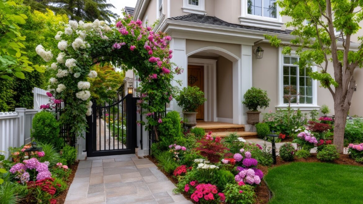 Elegant Entryway Garden Gates & Arches | Small Front Yard Ideas for a Dreamy First Impression