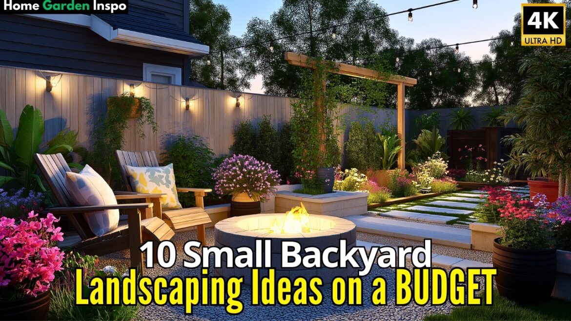10 Small Backyard Landscaping Ideas on a BUDGET
