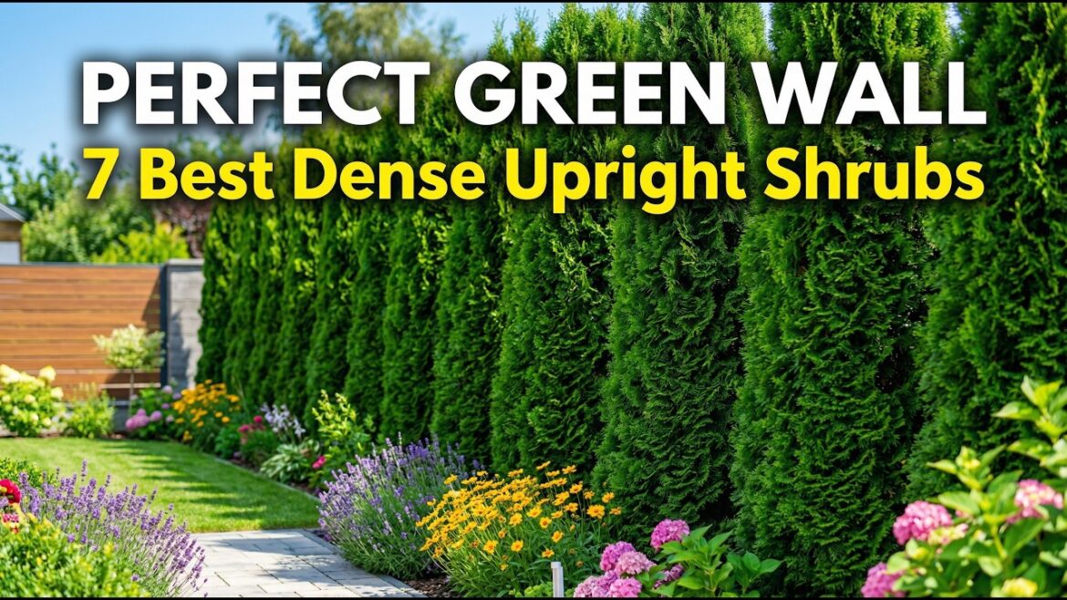 7 Dense Upright Shrubs That Form the Perfect Green Privacy π± 7 Dense Upright Shrubs That Form the Perfect Green Privacy π±