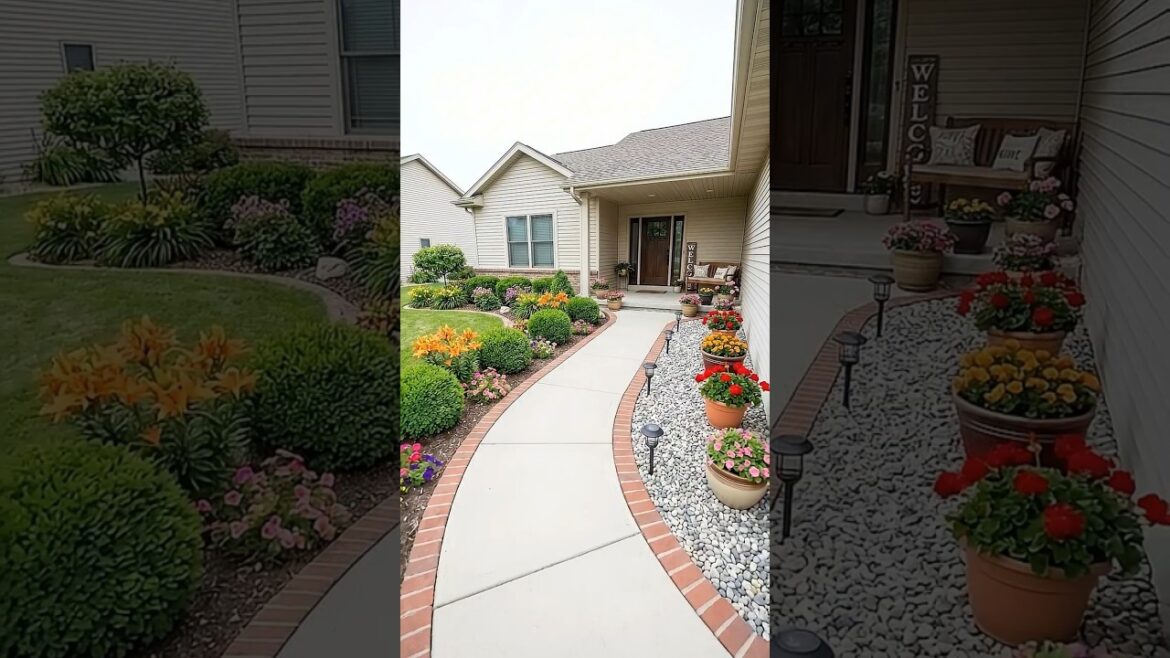 From Plain Lawn to Stunning Front Yard Transformation