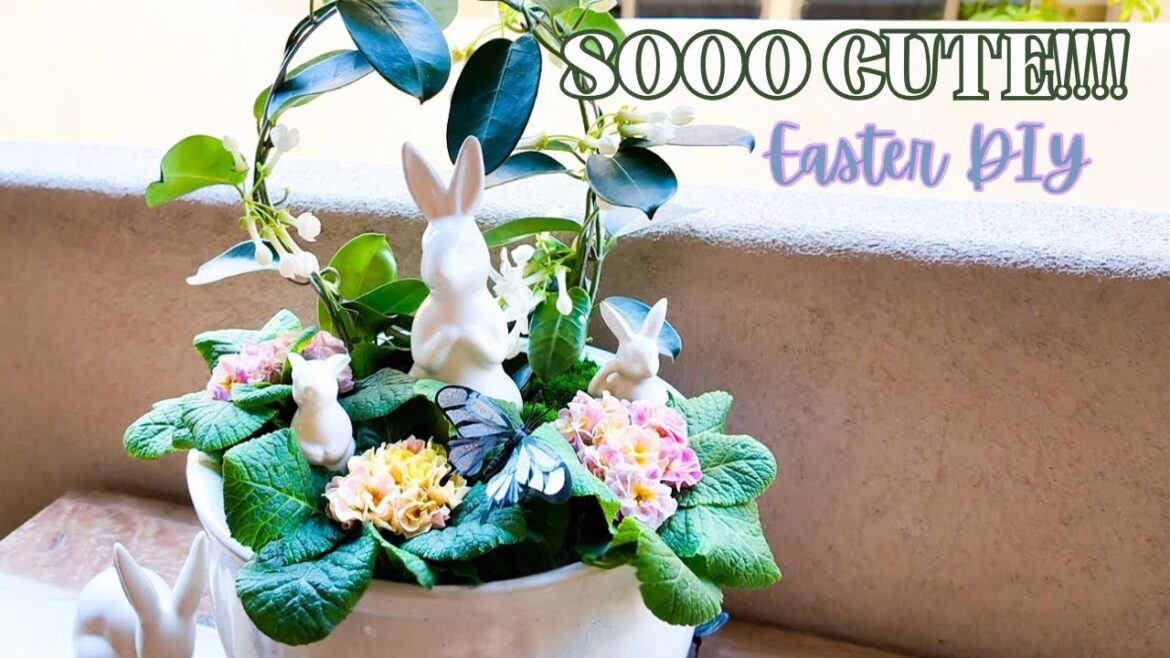 Planting the CUTEST Easter Bunny Container 🐰🌷I Spring Container Gardening Planting the CUTEST Easter Bunny Container 🐰🌷I Spring Container Gardening