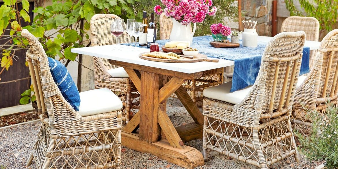 Why Designers Are Skipping Matching Patio Sets for a More Collected Outdoor Look Why Designers Are Skipping Matching Patio Sets for a More Collected Outdoor Look