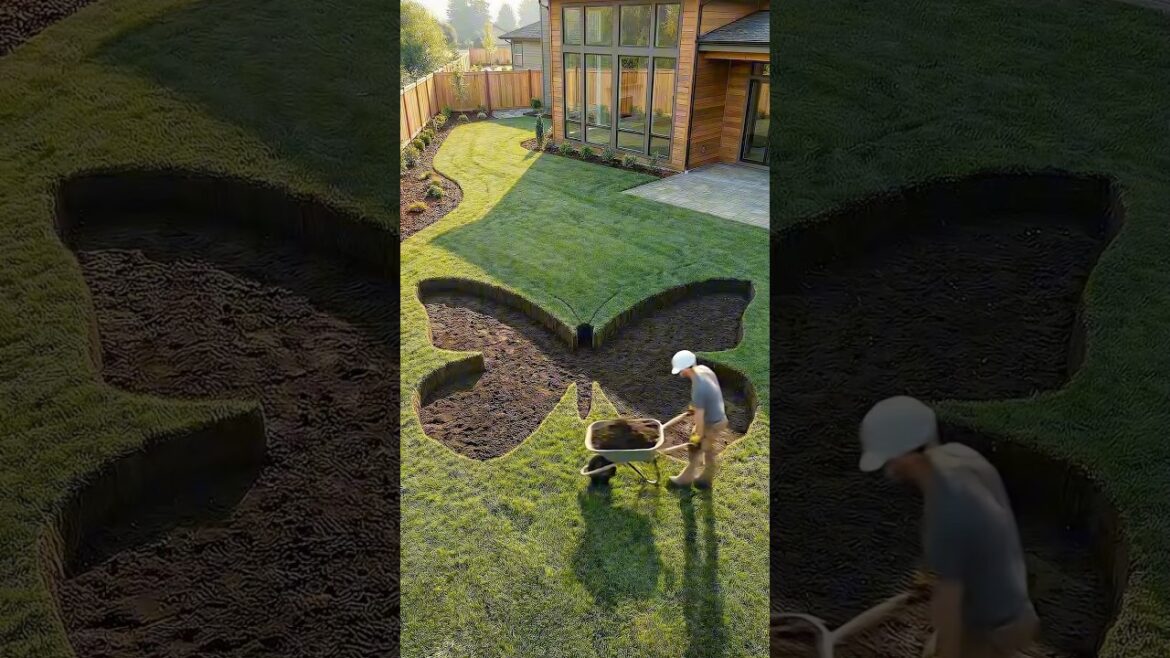 I Built a Giant Butterfly Flower Garden in My Backyard