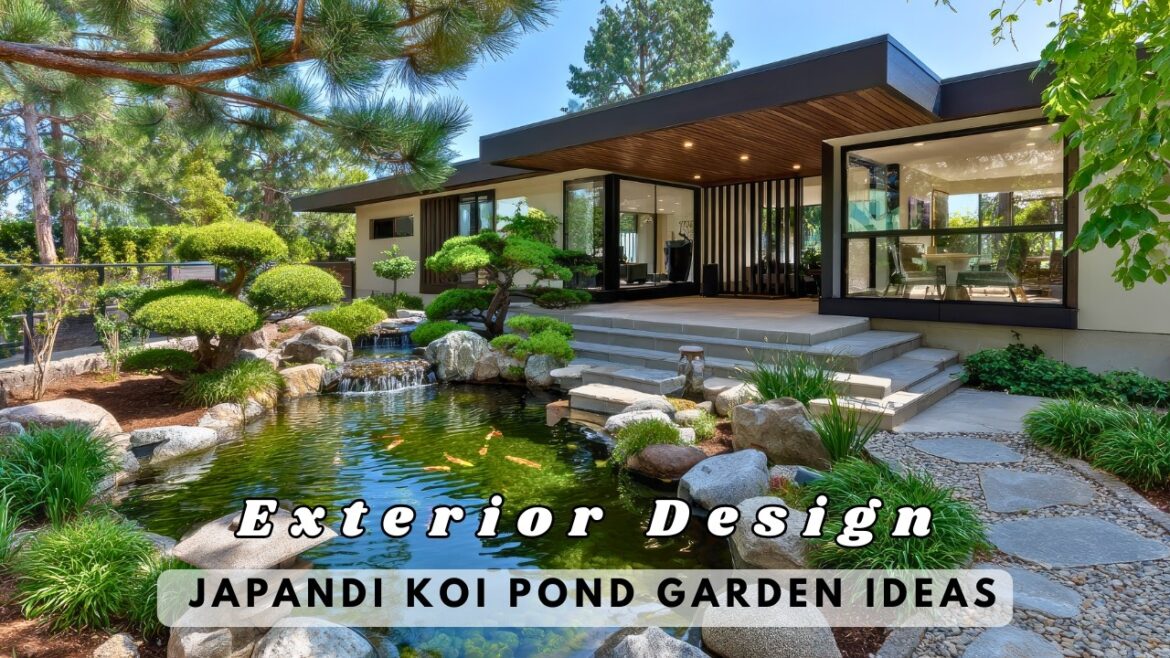 Japandi Koi Pond Garden Ideas | Minimalist Japanese Backyard Design Japandi Koi Pond Garden Ideas | Minimalist Japanese Backyard Design