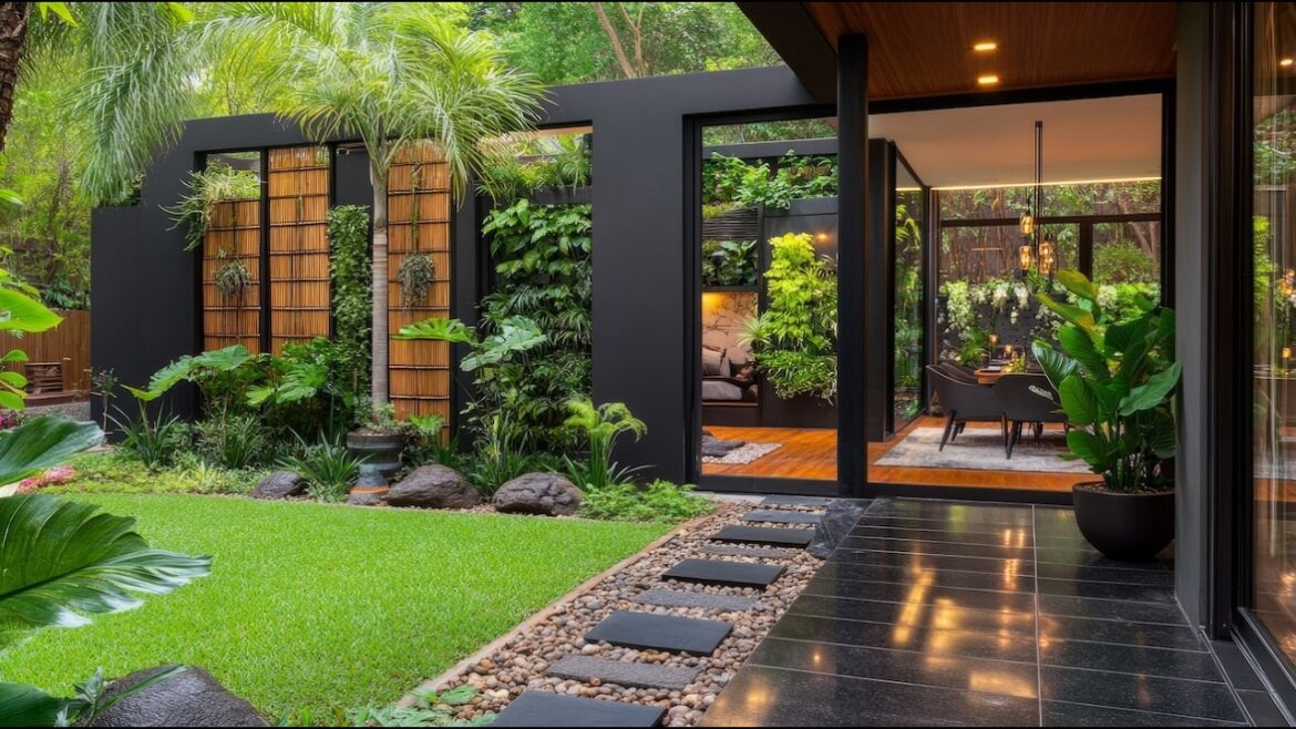 Step Into a Budget-Friendly Minimalist House Designed with Stunning Tropical Compact Backyard Ideas