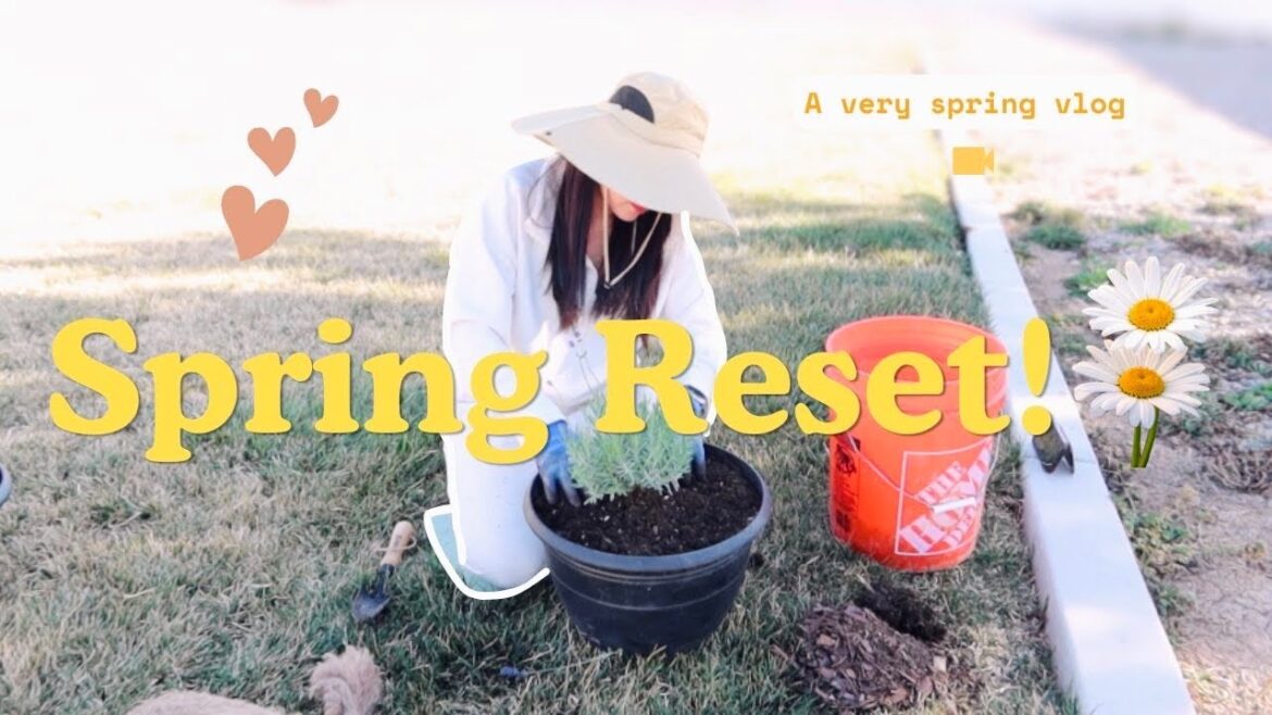 Spring Reset Vlog 🌿 Garden Plans, Home Depot & Planting Day, Getting Ready for Spring 🌸 Plant Shop