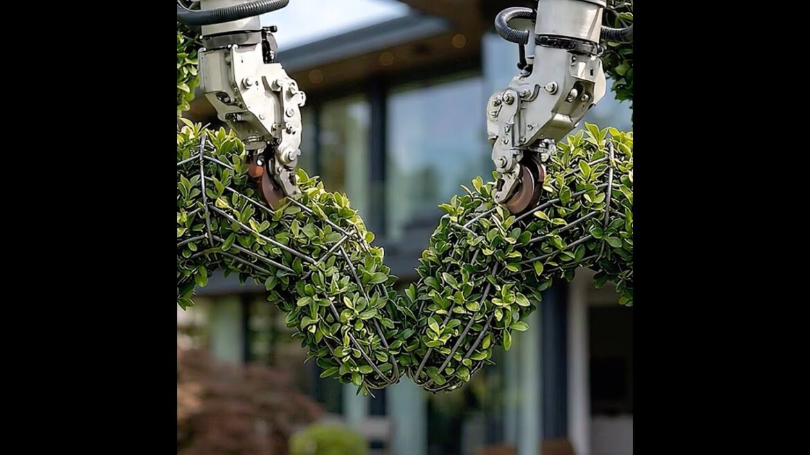 Two hands topiary for romantic gardens 🤲🌿 #garden #decoration